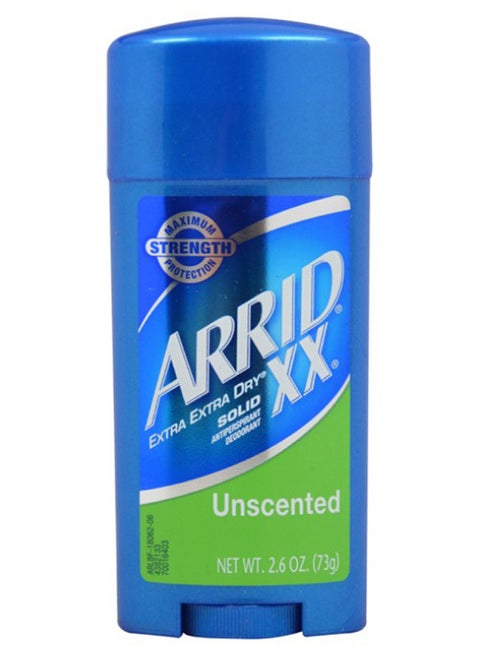 Unscented Solid Antiperspirant Deodorant Stick