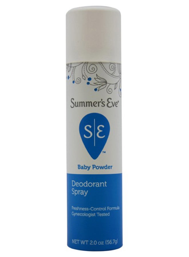 Summer's Eve Baby Powder Feminine Deodorant Spray