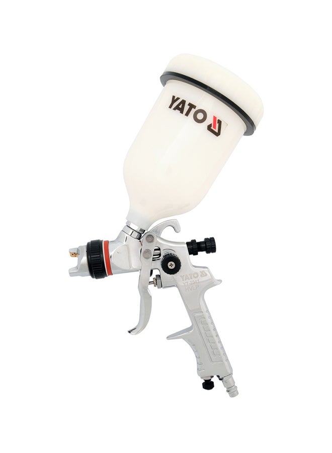 ياتو مسدس بخاخ مع كأس للسوائل بقطر 1.5 مم سعة 0.6 لتر طراز YT-2341