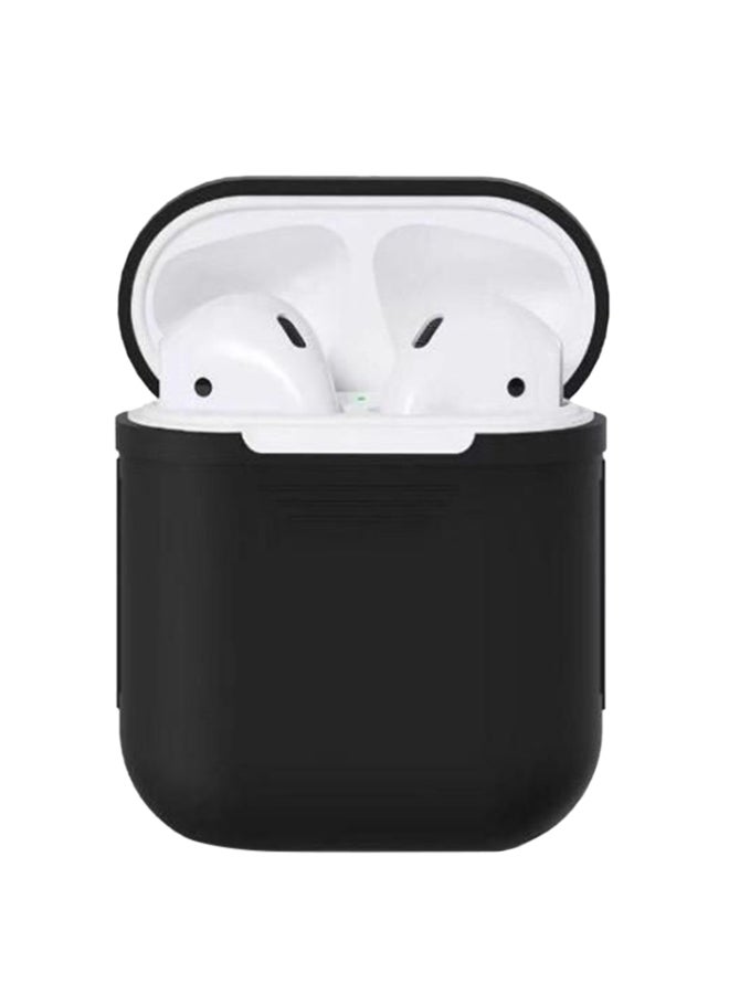 Case Cover For Apple AirPods Black - Image 1