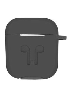 Apple AirPods Protective Silicone Case Cover Black