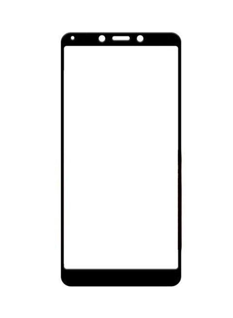 Xiaomi mi 6A 3D Curved Full Coverage Tempered Glass Screen Protector For mi 6A With  Frame By Muzz Multicolour