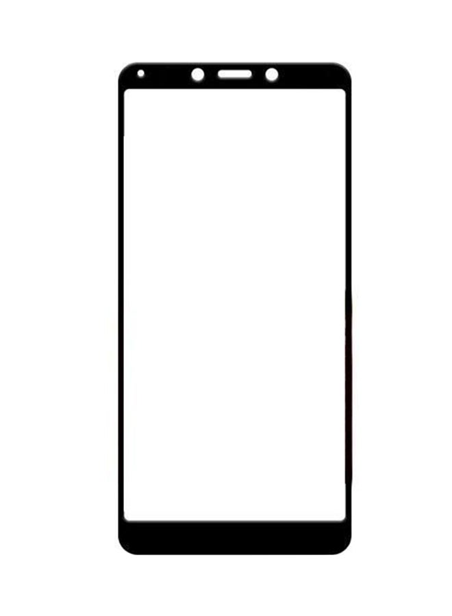 Xiaomi mi 6A 3D Curved Full Coverage Tempered Glass Screen Protector For mi 6A With  Frame By Muzz Multicolour