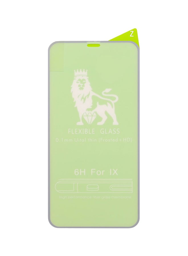 نانو لاصقة حماية الشاشة من الزجاج لهاتف أبل آيفون X متعدد الألوان