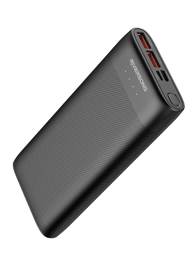 RIVERSONG 15000.0 mAh Nemo 15 Li-ion Power Bank Black - Image 1