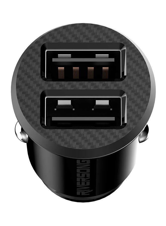 ريفرسونج شاحن سيارة سفاري P2 صغير للغاية أسود - Image 2