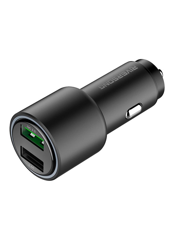 RIVERSONG Safari QC Super Mini Safari Fast Car Charger Black  - Image 2