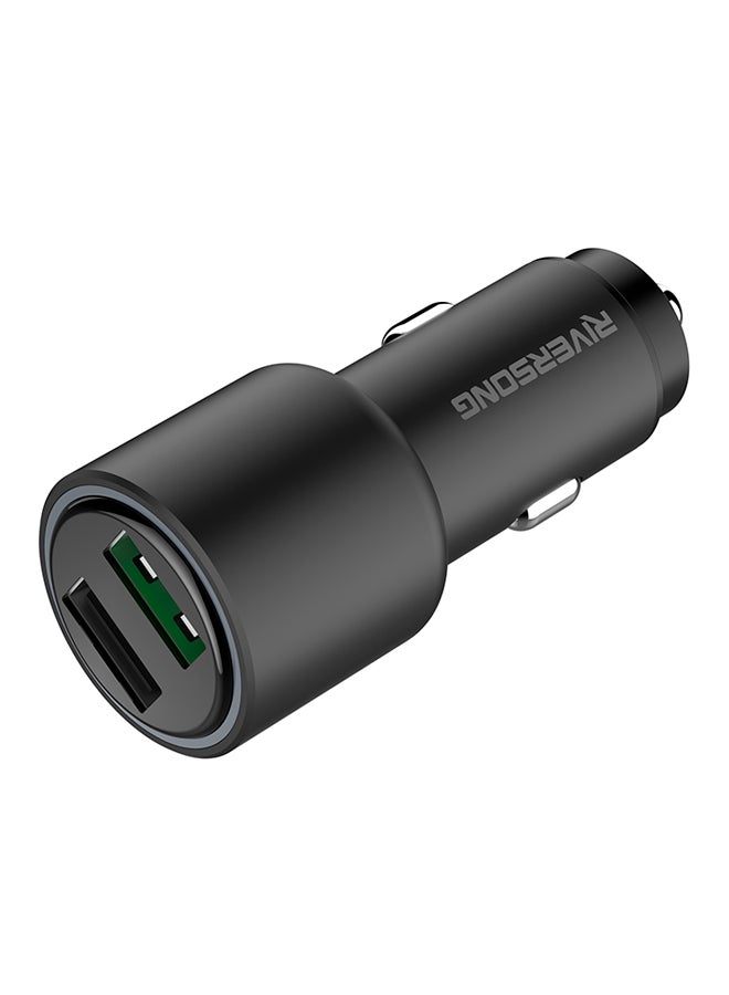 RIVERSONG Safari QC Super Mini Safari Fast Car Charger Black  - Image 3