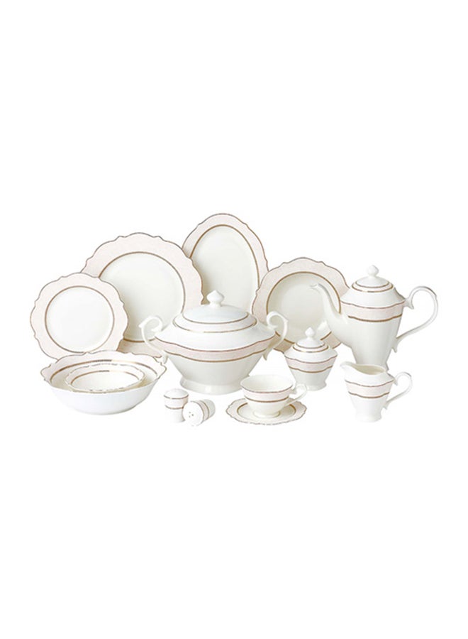 La Mesa 85-Piece Dinner Set Multicolour 