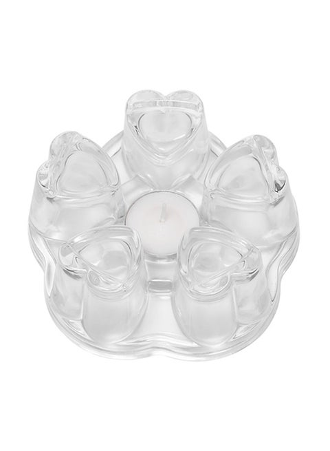 1 Piece Tea Pot Glass Heat Flame Resistant Warmer Clear