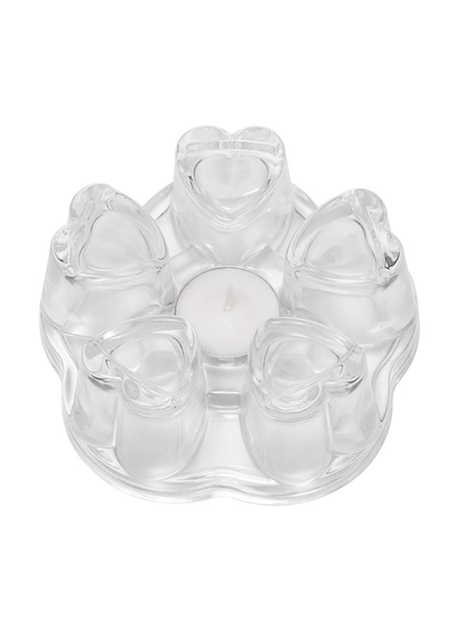 فيري وعاء تسخين زجاجي مقاوم للحرارة واللهب من قطعة واحدة شفاف