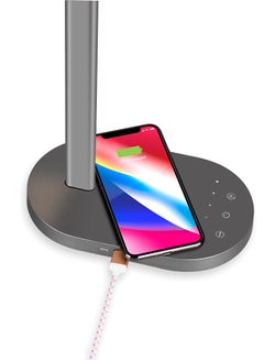 Momax Q.LED Wireless Charger With Table Lamp Space Grey  - Image 4