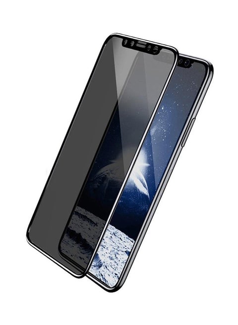 Apple iPhone XR (6.1) Full Cover Black Privacy Tempered Glass Screen Protector For iPhone XR Black