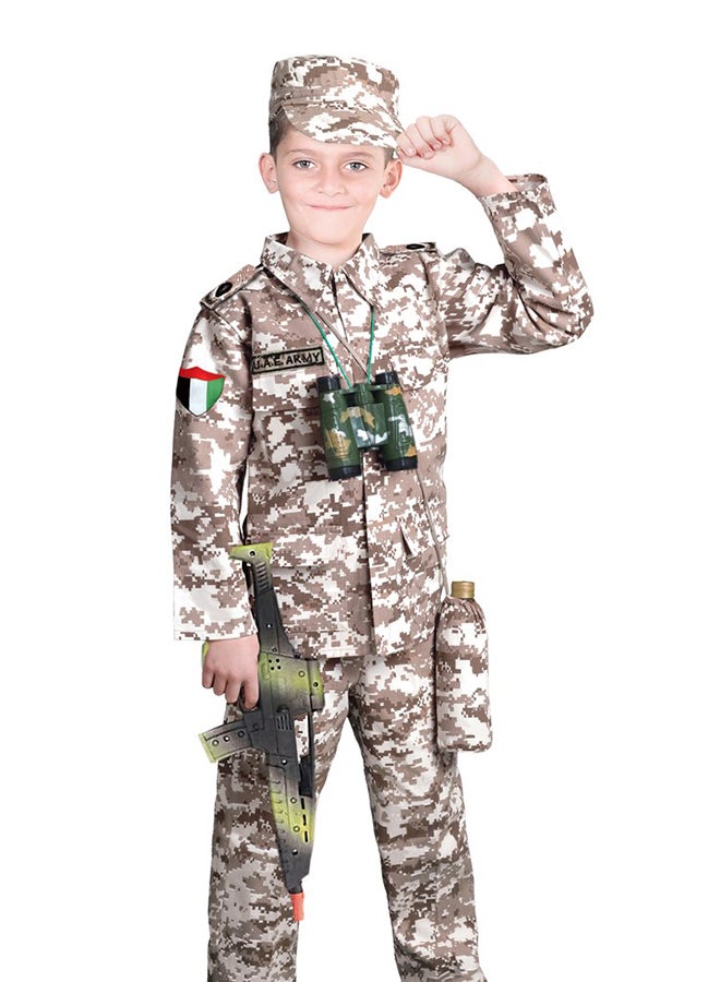 Oulabi Mir Military Costume For Boys 
