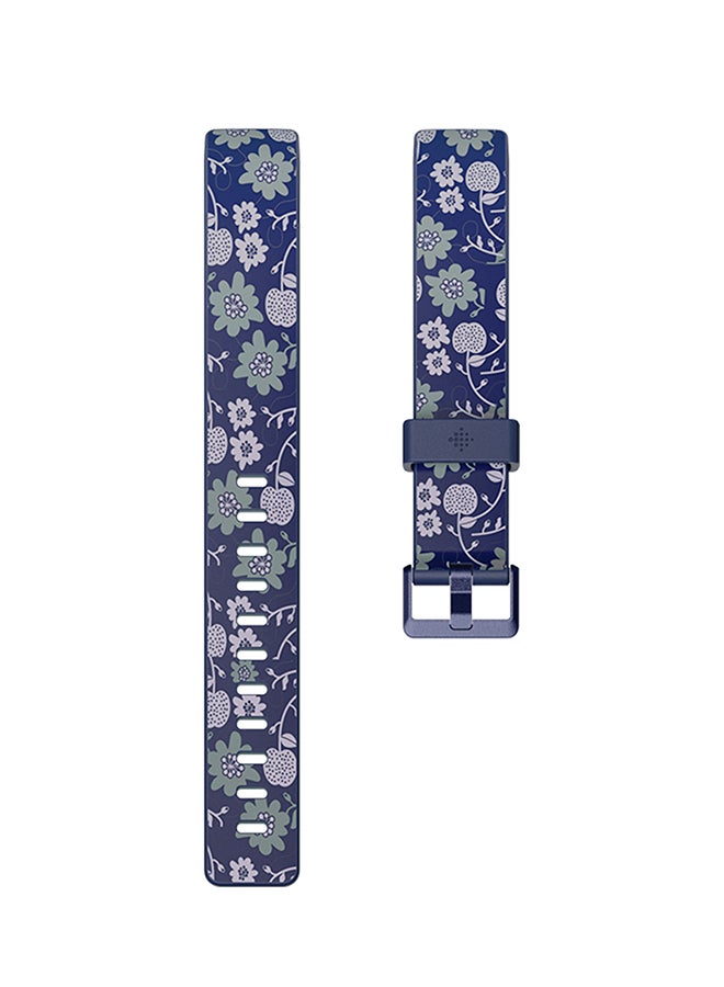 Fitbit Flower Printed Replacement Band For Fitbit Inspire Small Flower Printed  - Image 1