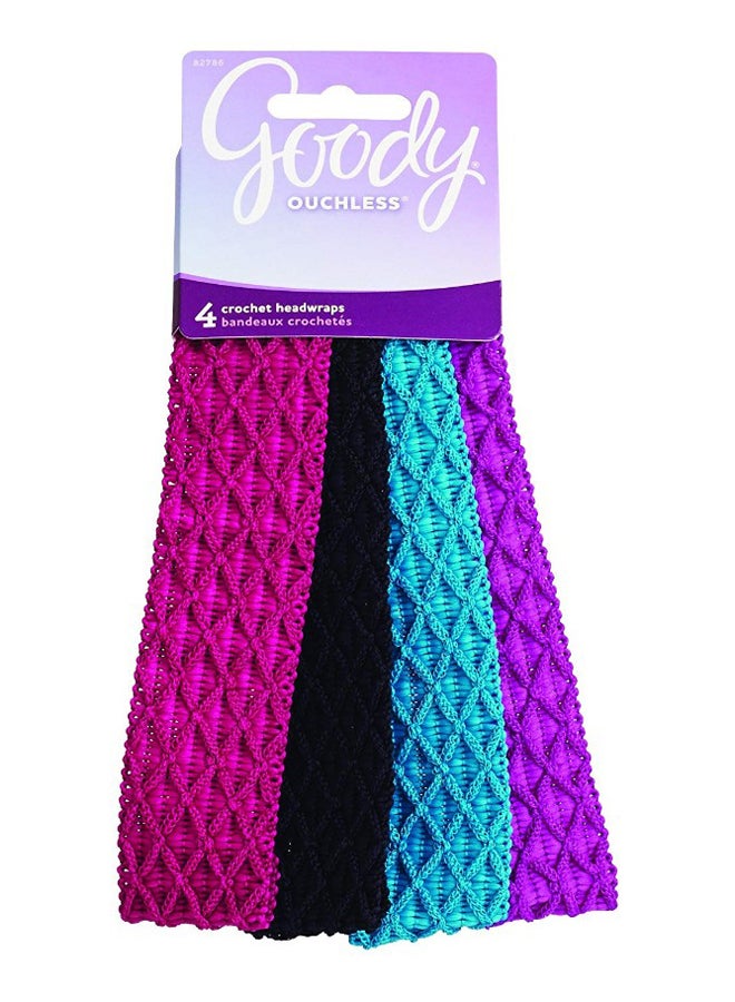 قودي  مجموعة لف الشعر ليكرا أوتش ليس من 4 قطع متعدد الألوان