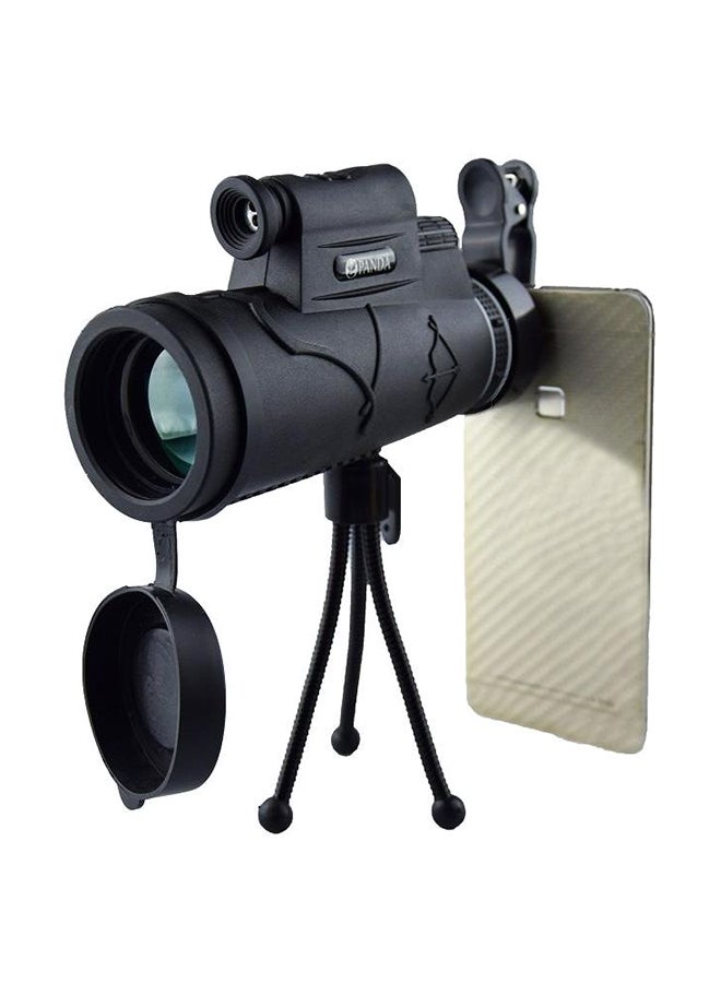 12X50 Telescopio Bak4 Prism Night Vision Dual Green Film Monocular Zoom Telescope For Phone Hunting Professional Hiking Eyepiece