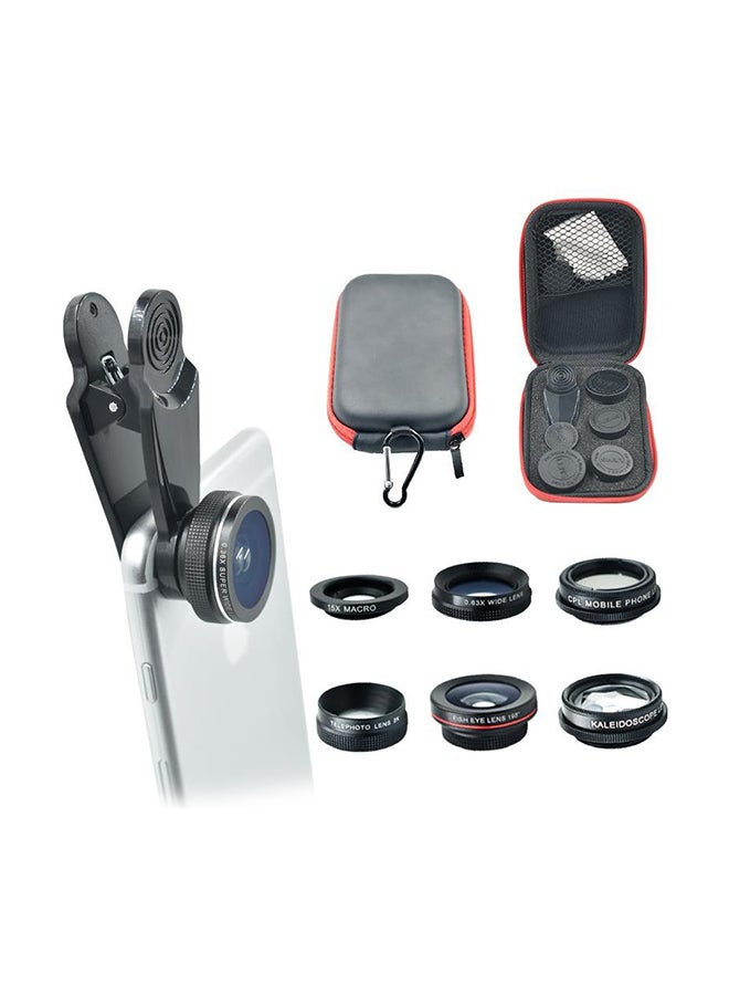 WST Liginn Rock Pow Professional 7 In 1 Combo Mobile Phone Camera Lens Kit For Cellphone