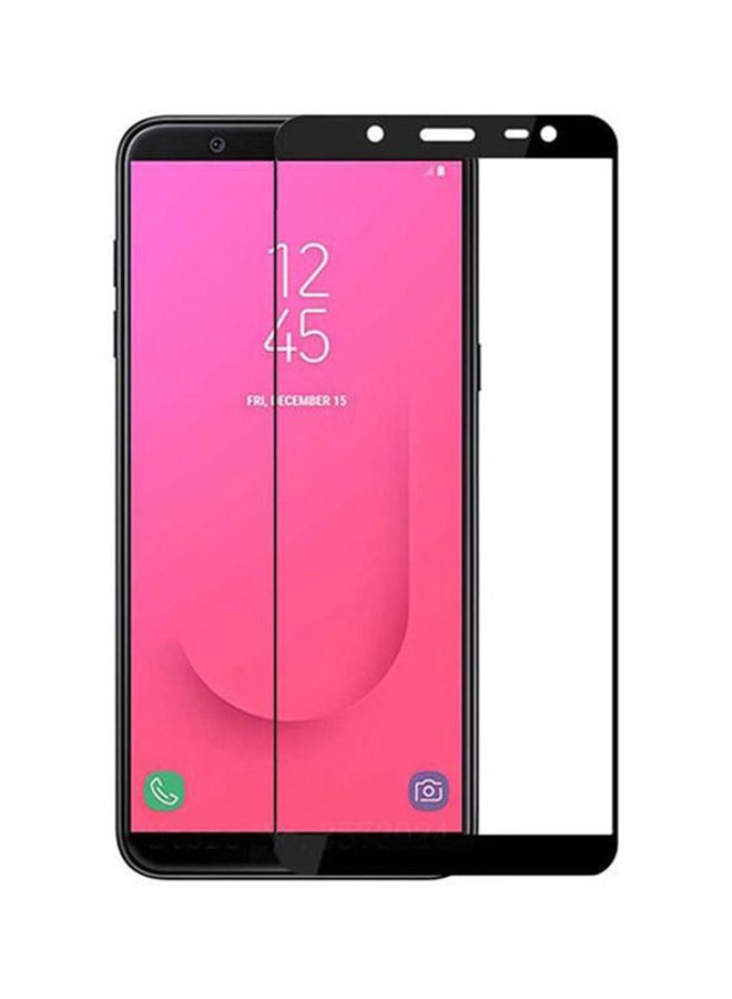 إينيكس لاصقة حماية للشاشة من الزجاج المقوى 3D بتغطية كاملة لهاتف سامسونج جالاكسي J8 (2018)