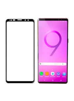 Screen Protector for Samsung Galaxy Note 9 Black Tempered Glass Front Screen Protector High Definition Amazing Glass Friendly Case Black