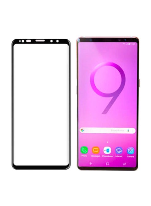 Screen Protector for Samsung Galaxy Note 9 Black Tempered Glass Front Screen Protector High Definition Amazing Glass Friendly Case Black