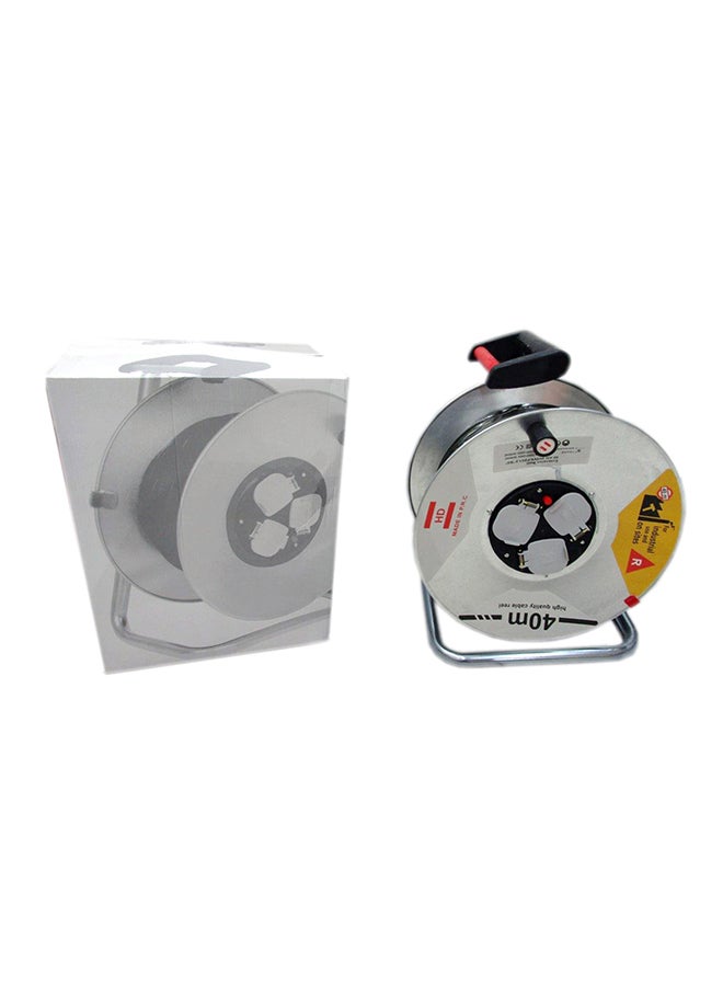 Generic - Cable Extension Reel Silver 40meter - Image 1