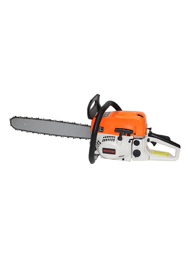 Gasoline Chain Saw Orange/Silver 18inch  - Image 1