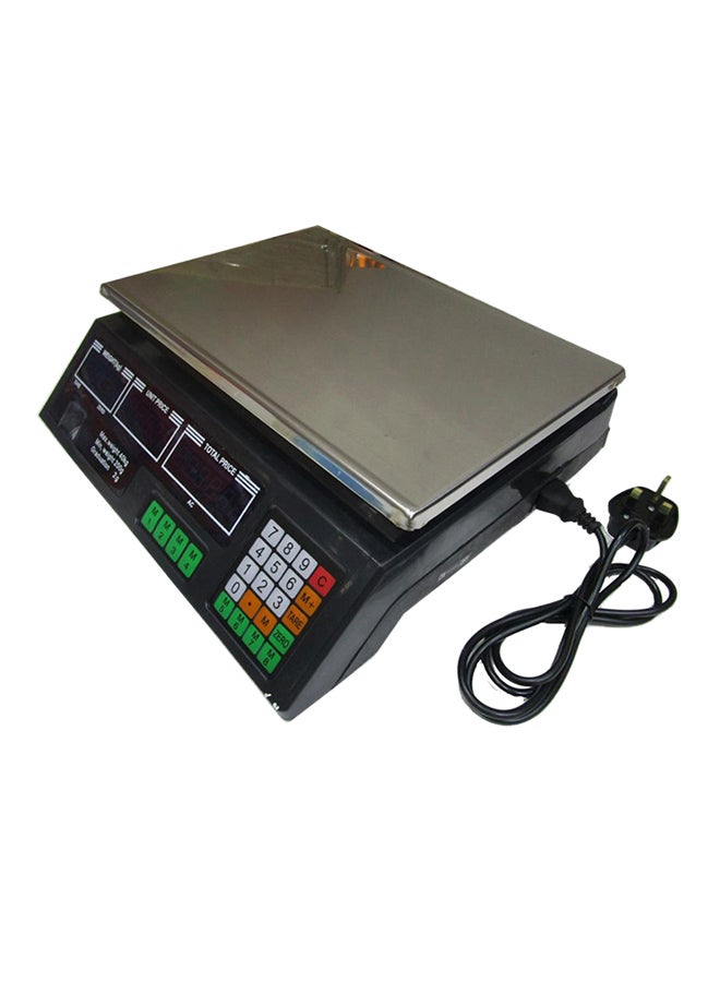 Generic - Electronic Computing Price Scale Black/Silver 40kg - Image 1