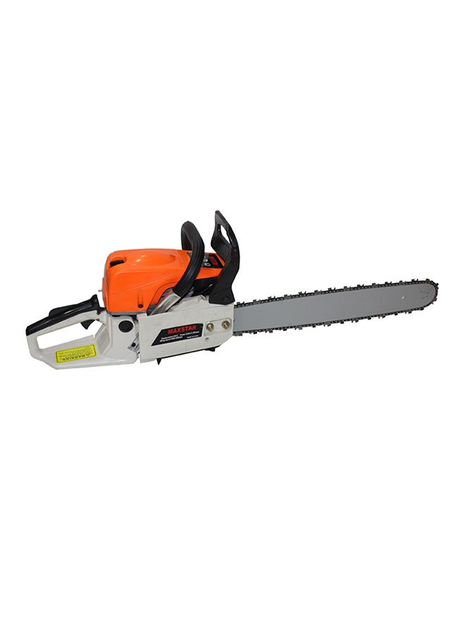Gasoline Chain Saw Orange/Silver 18inch  - Image 2