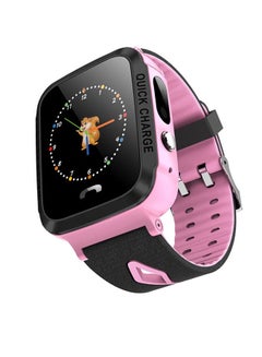 Kids Phone Smart Watch GPS Tracker 1.44inch Touch Screen Camera Smart Watches Pink