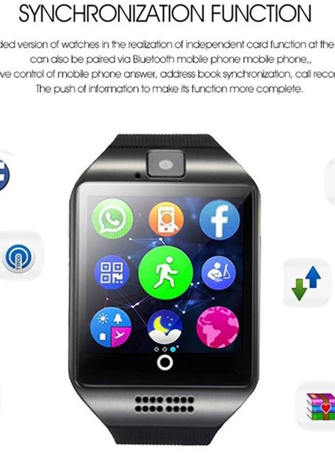Bluetooth Smart Watch With Touch Screen Big Battery Support TF Sim Card Camera Black - Image 5