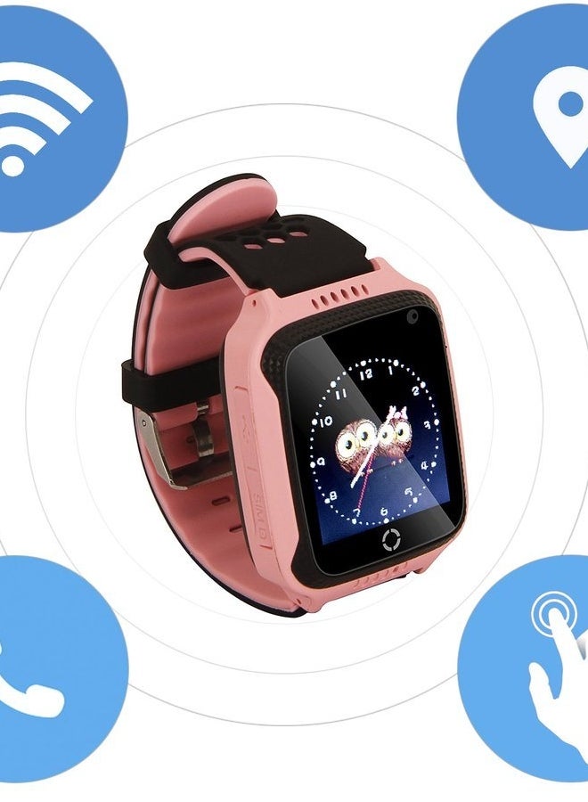 Generic - M05 Smart Watch for Children GPS Watch for Apple for Android Phone Electronics Pink - Image 1