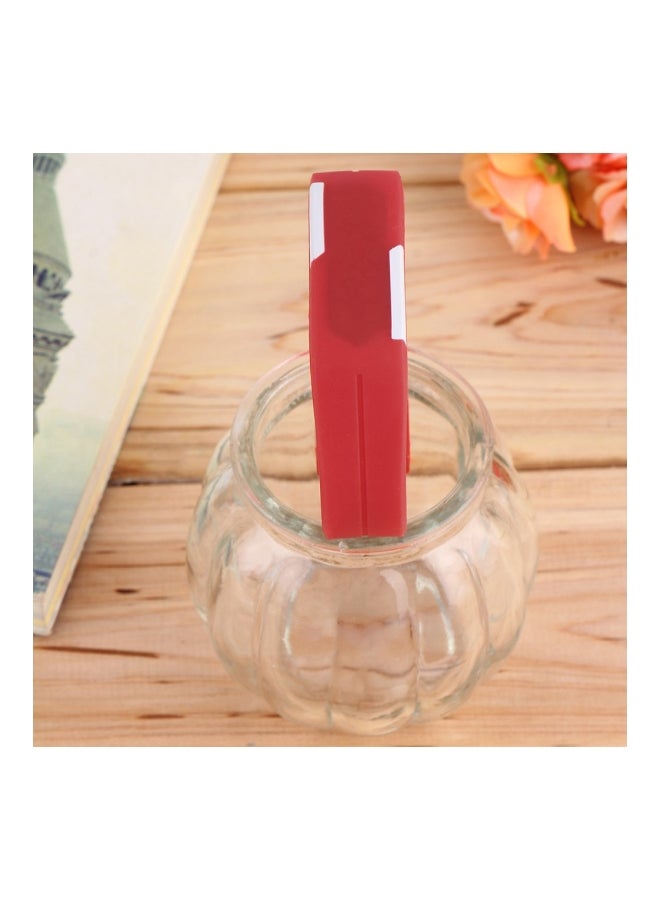 Mens Women Soft Silicone LED Watch Sports Bracelet Digital Wrist Watch One Size Red - Image 2