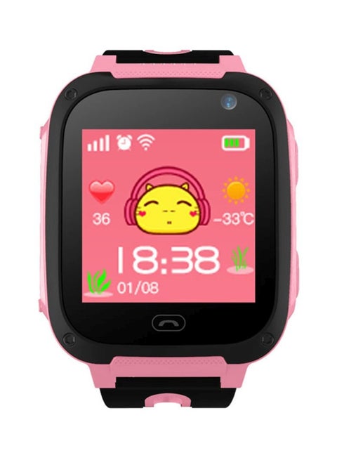 V6 Sos Position Call Lbs Locator Support Camera Sim Card Children Phone Kids Pink
