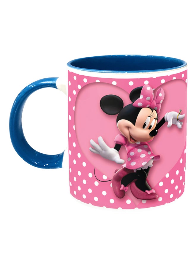 Impress Minnie Mouse Polka Dot Printed Coffee Mug Multicolour - Image 1