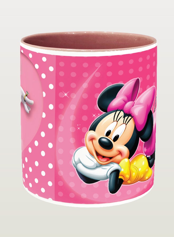 إمبريس مج قهوة صغير الحجم بتصميم بولكا دوت (منقَّط) ومزود بطباعة على شكل  ميكي ماوس متعدد الألوان - Image 2
