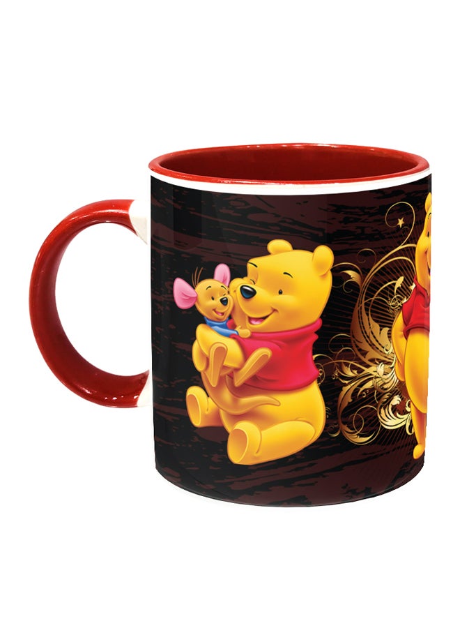 إمبريس قدح قهوة مطبوع بشخصية Winnie The Pooh متعدد الألوان