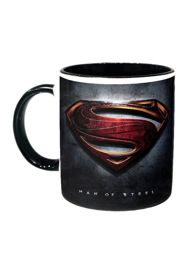 Impress Superman Logo Printed Coffee Mug Multicolour - Image 1
