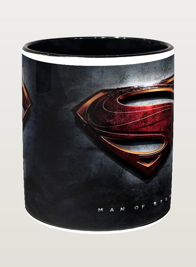 Impress Superman Logo Printed Coffee Mug Multicolour - Image 2
