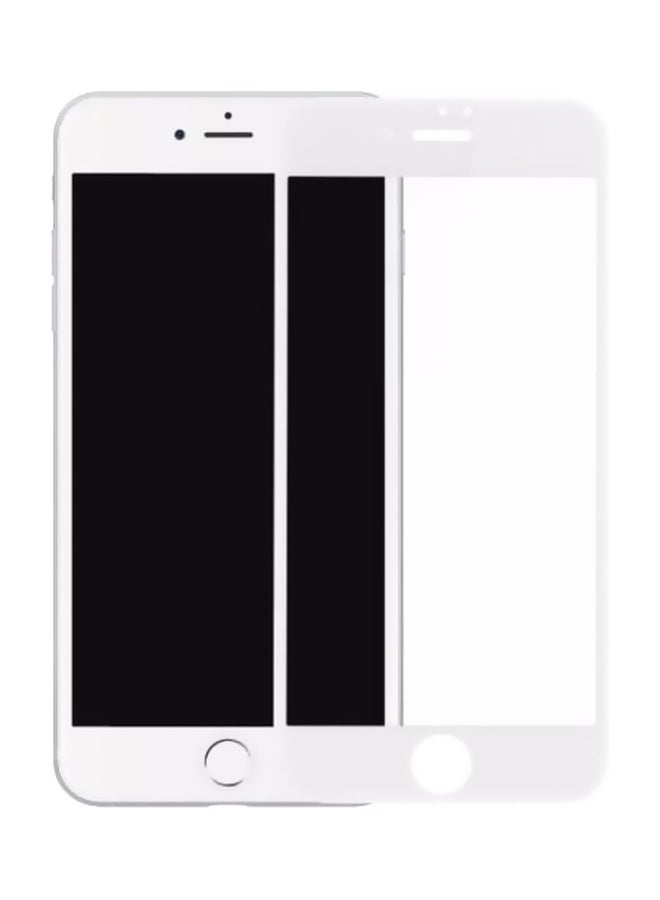 Glass Screen Protector For Apple iPhone 7 Plus/8 Plus White/Clear 