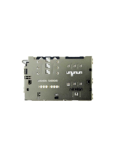 Sim Card Connector For Samsung Galaxy A310F Galaxy A3 (2016), A600F Dual Galaxy A6 (2018), A605F Dual Galaxy A6+ (2018), J330F Galaxy J3 (2017), J530F Galaxy J5 (2017), J730F Galaxy J7 (2017) Grey