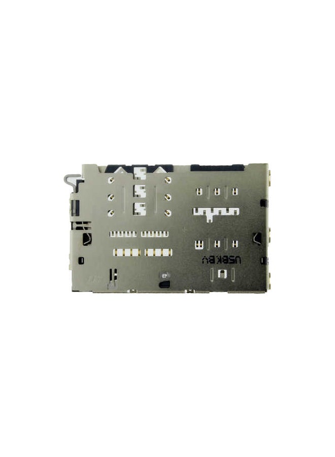 Sim Card Connector For Samsung Galaxy A310F Galaxy A3 (2016), A600F Dual Galaxy A6 (2018), A605F Dual Galaxy A6+ (2018), J330F Galaxy J3 (2017), J530F Galaxy J5 (2017), J730F Galaxy J7 (2017) Grey