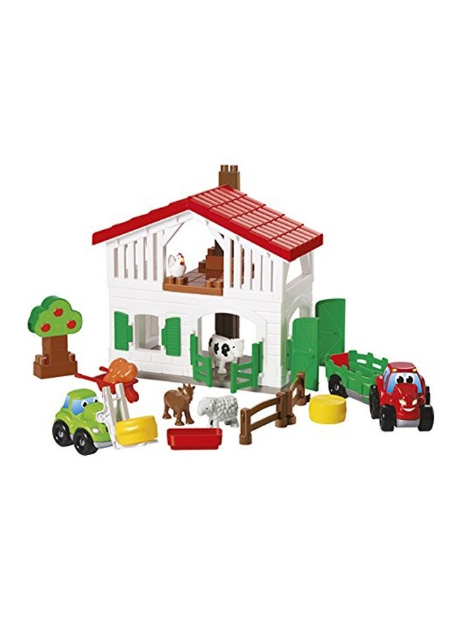 ecoiffier Abrick Brick Farm Play Set - Image 1