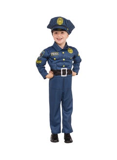 RUBIE'S Deluxe Top Cop Party Costume Set S 
