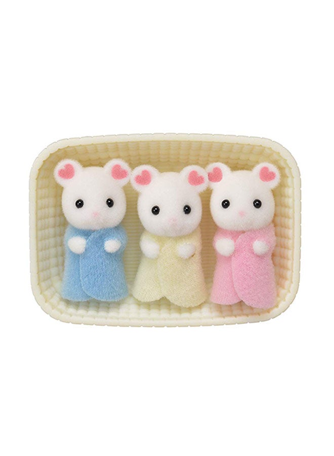 Calico Critters - Marshmallow Mouse Figure Set - Image 1