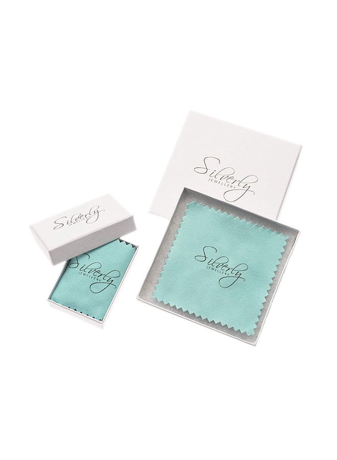 Silverly 925 Sterling Silver Gold Plated Square Geometric Cone Pyramid Stud Earrings - Image 2