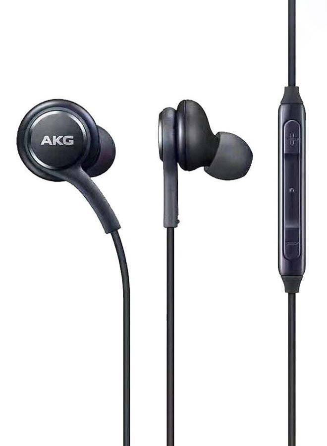 AKG - Wired In-Ear Headphones With Mic Black - Image 1