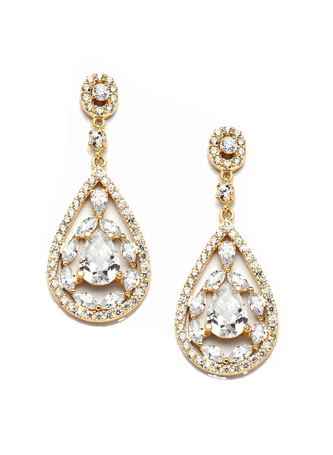 Dangle Earrings With Cubic Zirconia - v1553780212/N22129290A_1