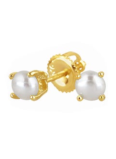 925 Sterling Silver Freshwater Stud Earrings With Pearl