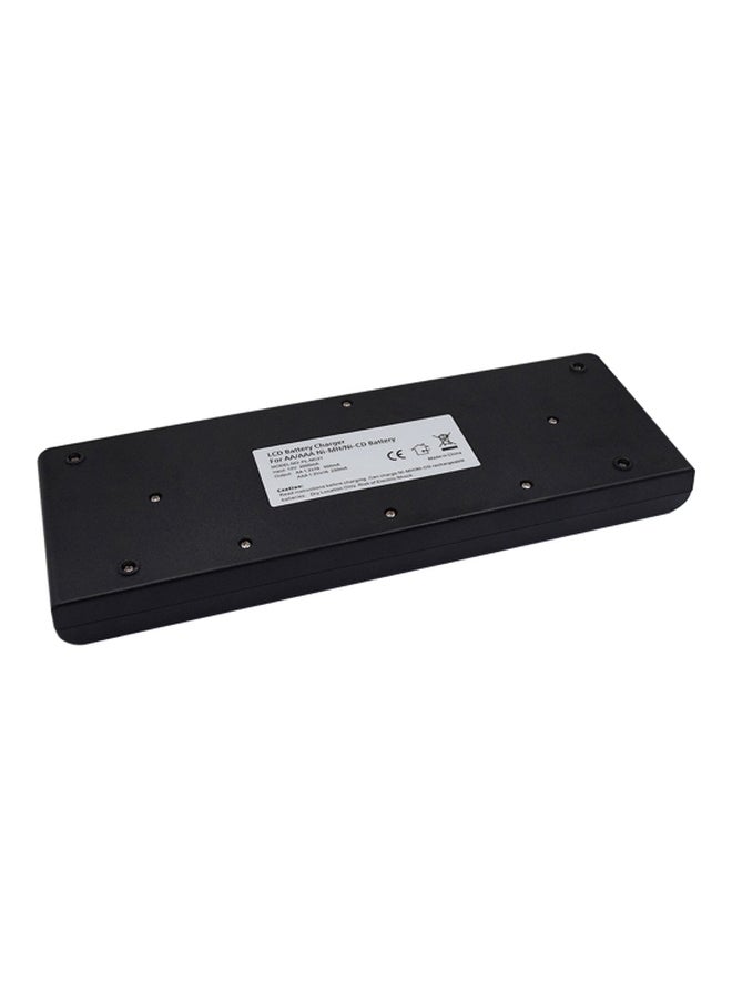 Palo LCD Battery Charger With 16 Battery Slot Black - Image 2